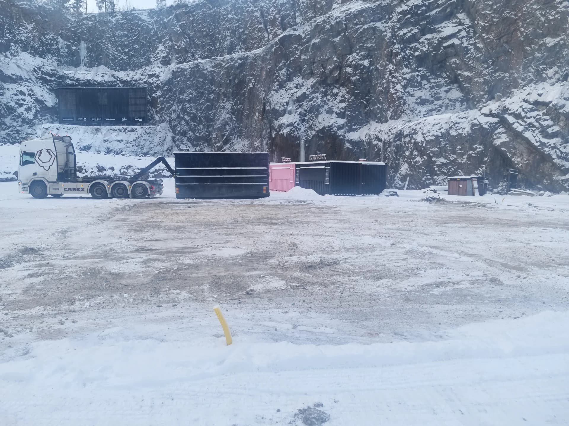 Rivning av Pyramiden — Dalhalla — under eller efter